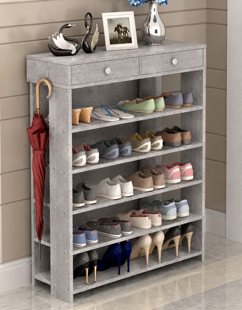 Полиця МІЛАНО у кольорі бетон