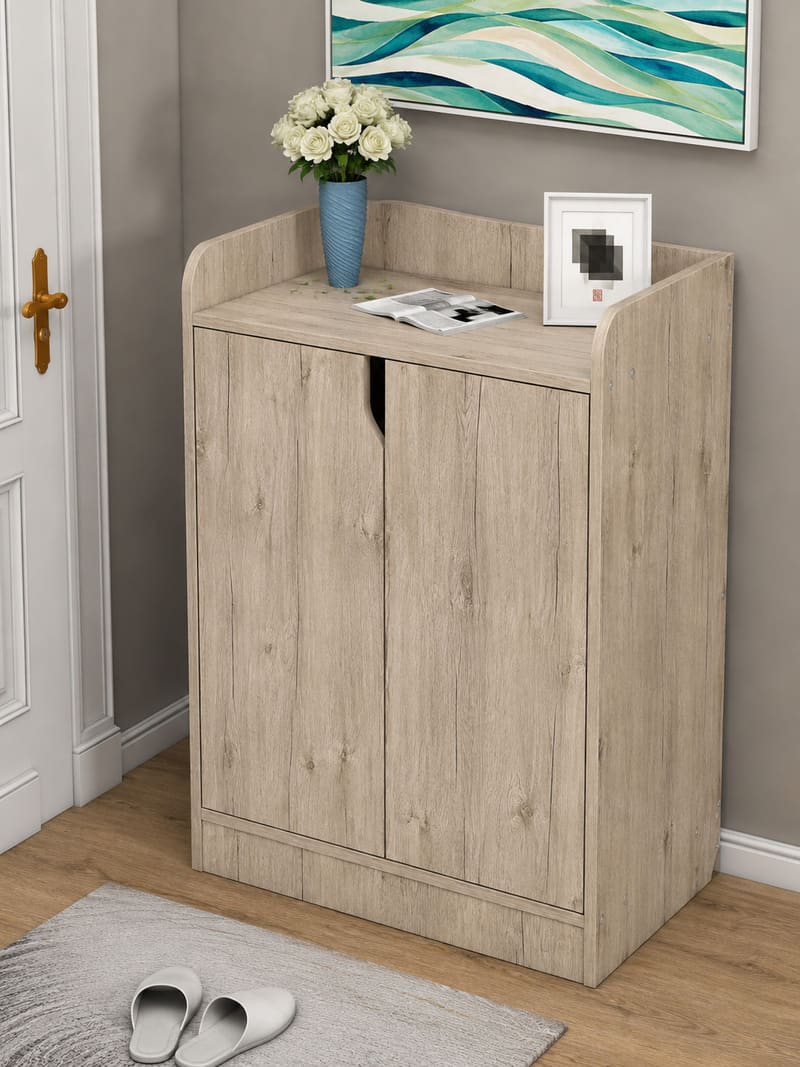 Взуттєва тумба ВЕСТА у кольорі дуб шервуд